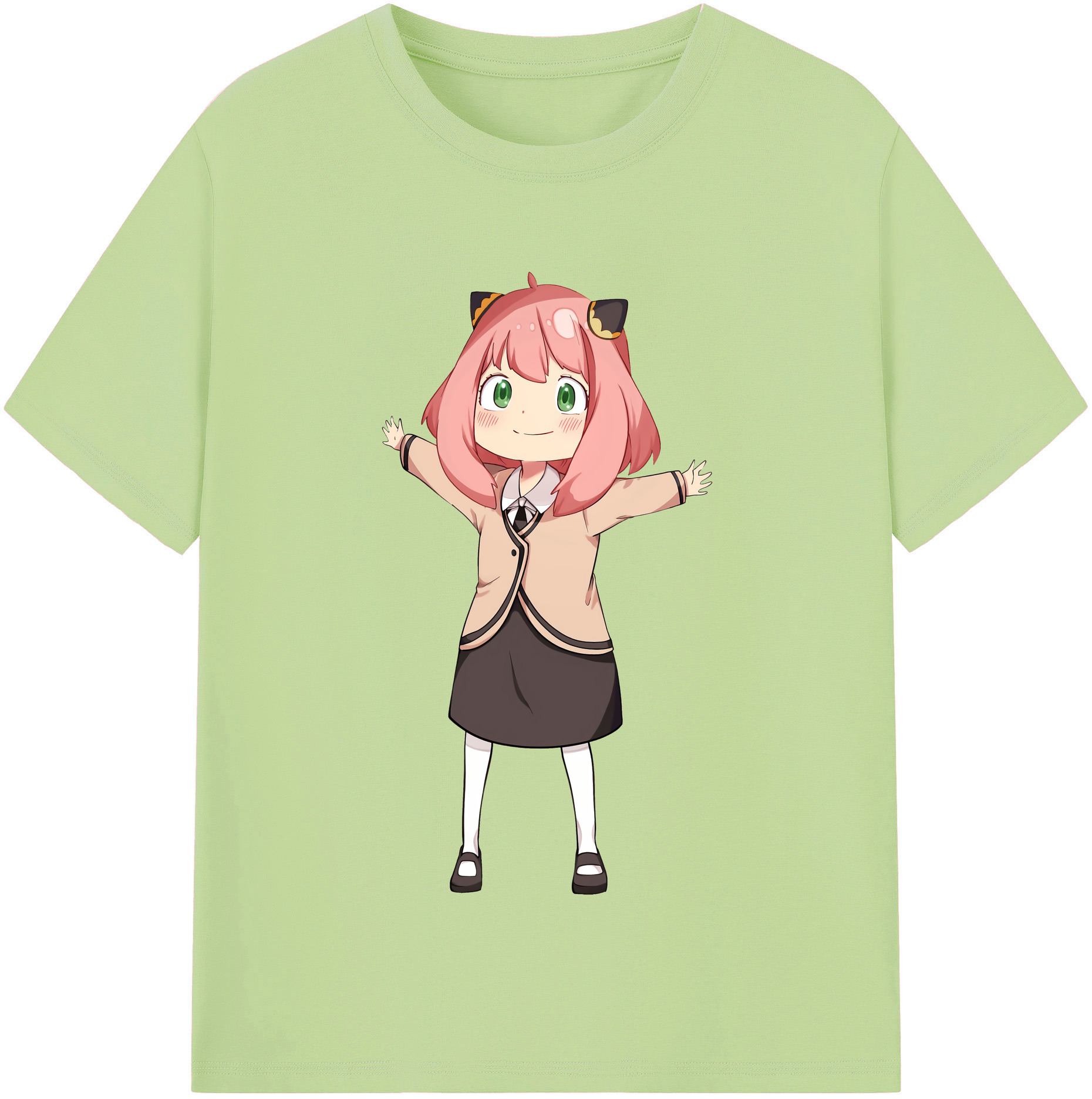 （画像用） SPY×FAMILY间谍家家酒 綿100％半袖Tシャツ（フロントプリント）